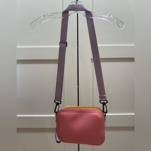 Zara Girls Pink and Yellow Crossbody Bag